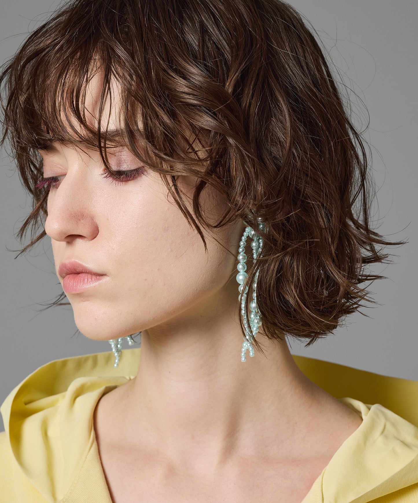 FRINGE PEARL EARRING