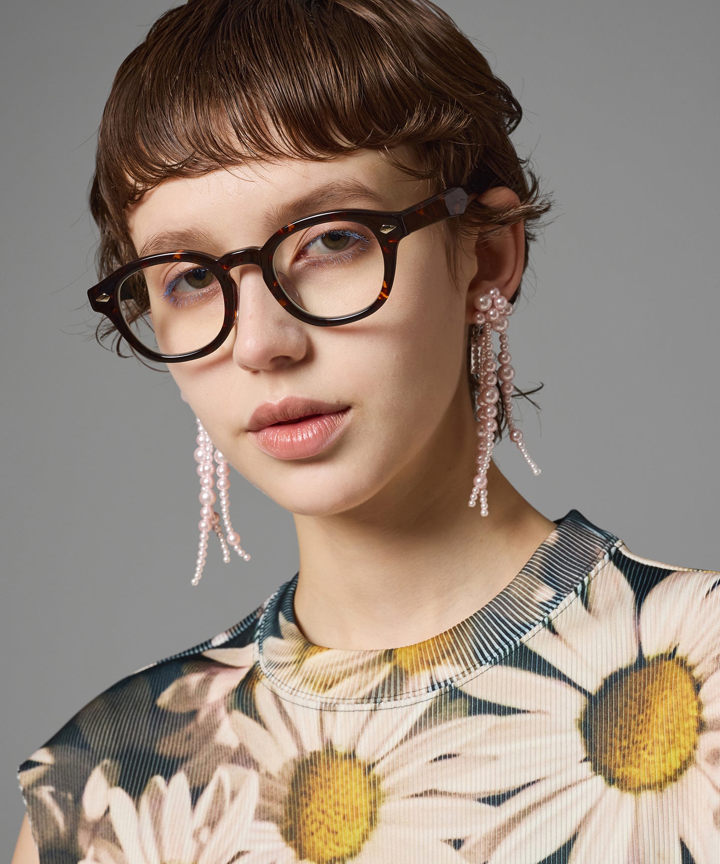 FRINGE PEARL EARRING