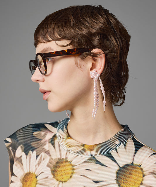 FRINGE PEARL EARRING