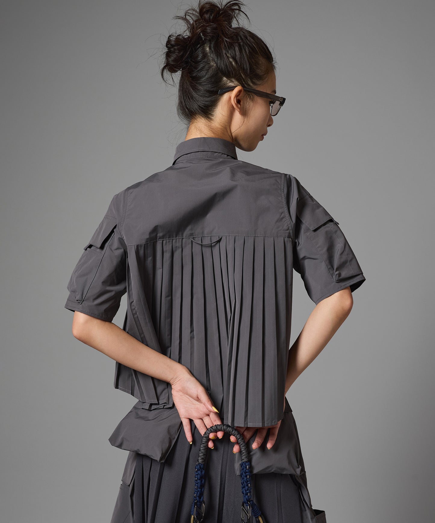 PIN TUCK TECH SHIRT