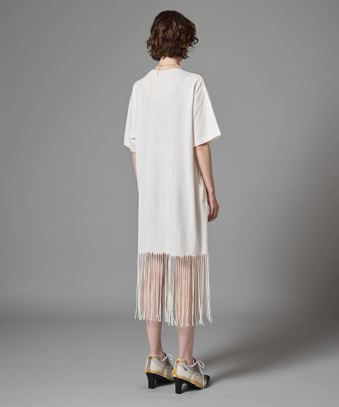 FRINGE T-SHIRT ONE-PIECE