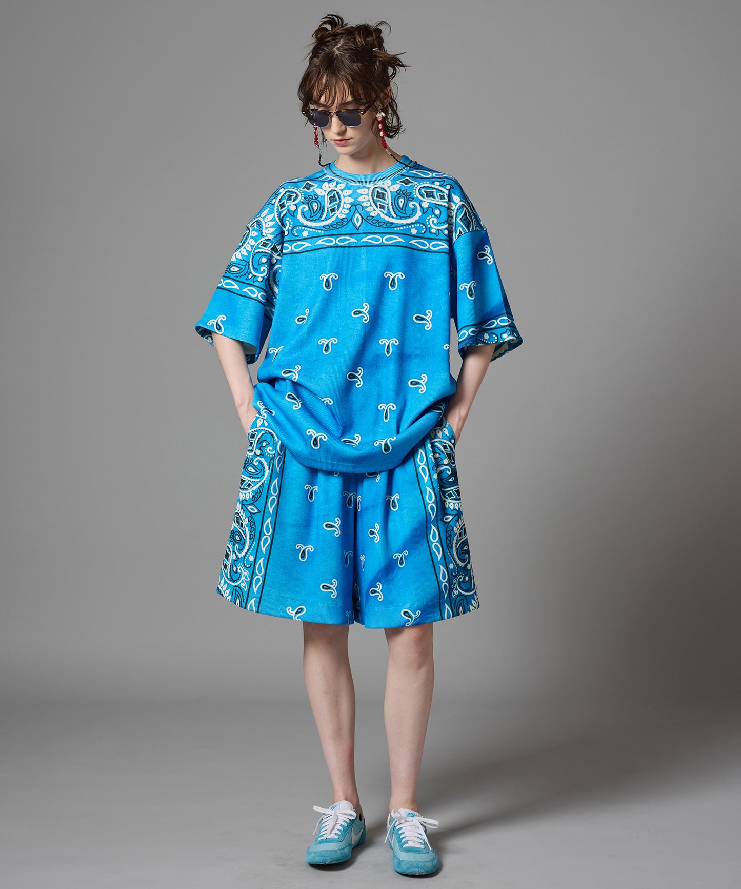 PRINT RIB BIG T-SHIRTS