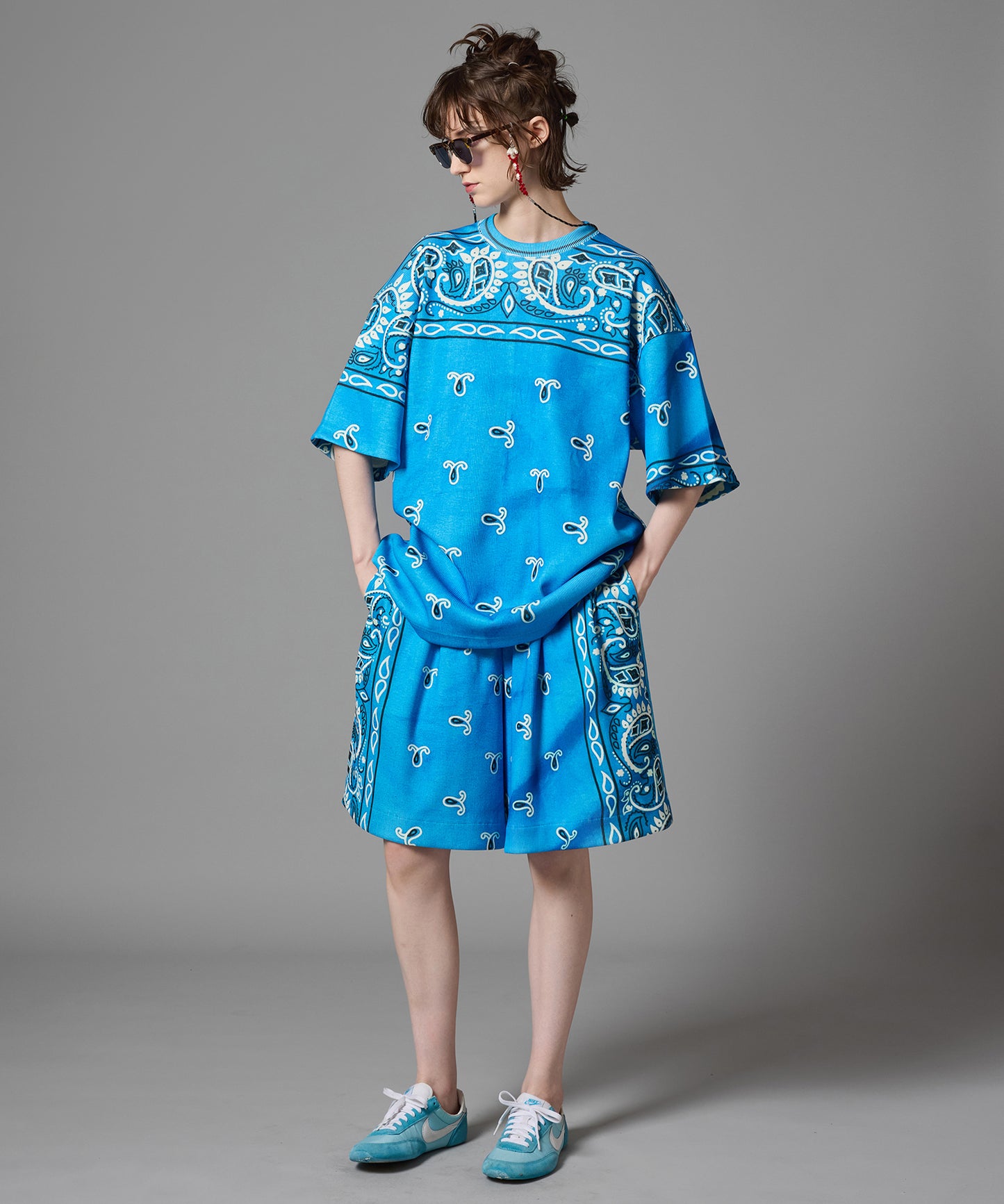 PRINT RIB BIG T-SHIRTS