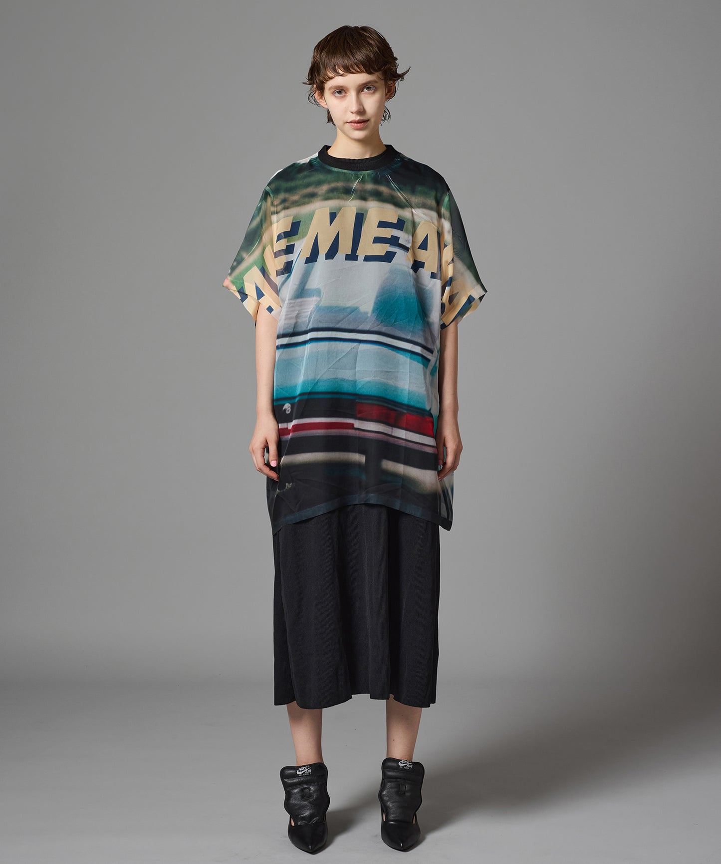 DIRECT PRINT SHEER T-SHIRT