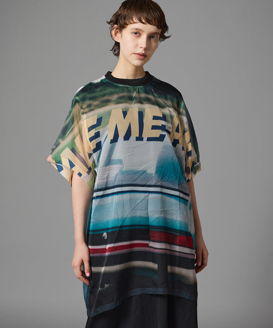 DIRECT PRINT SHEER T-SHIRT