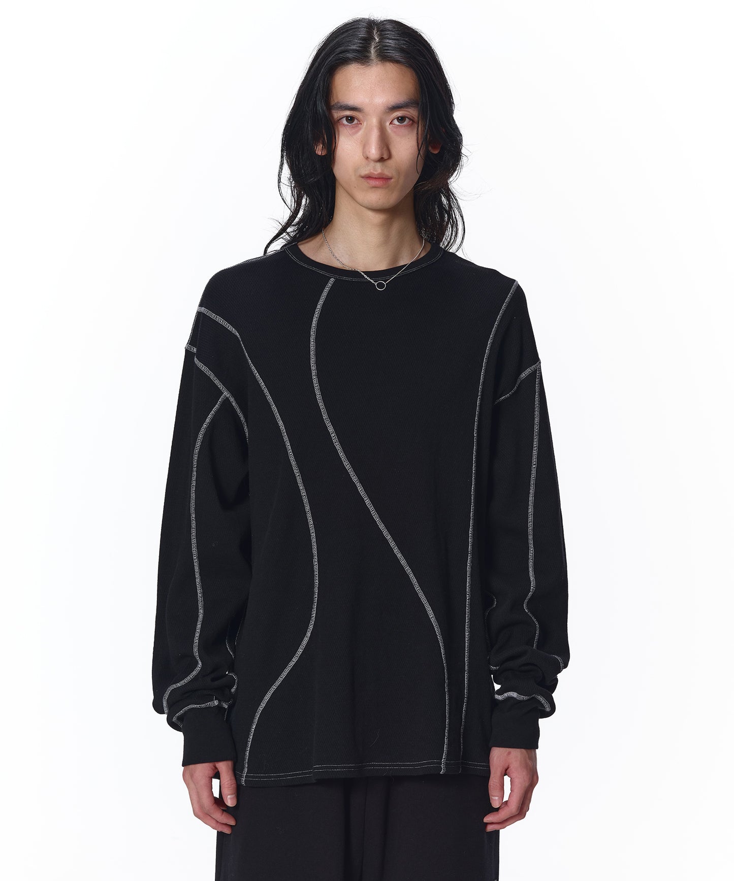 WAFFLE STITCH L/S
