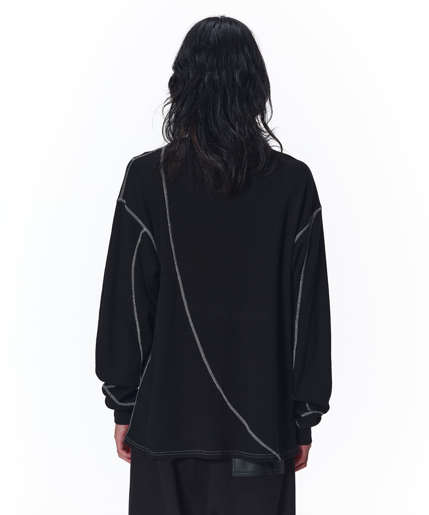WAFFLE STITCH L/S