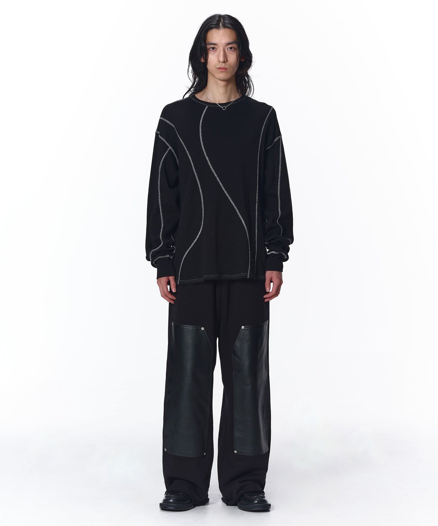 WAFFLE STITCH L/S