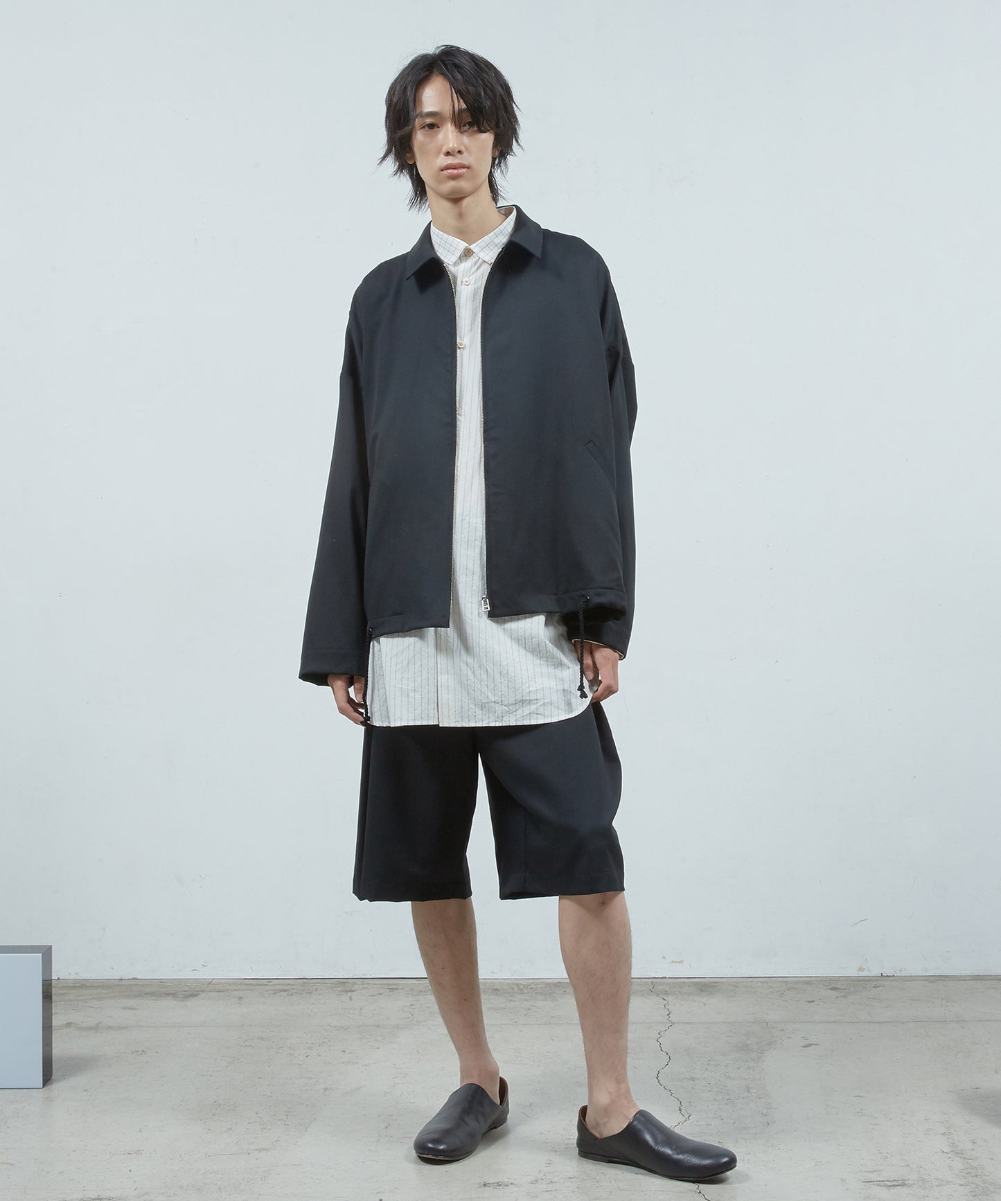 よそいきZipアップブルゾ ン