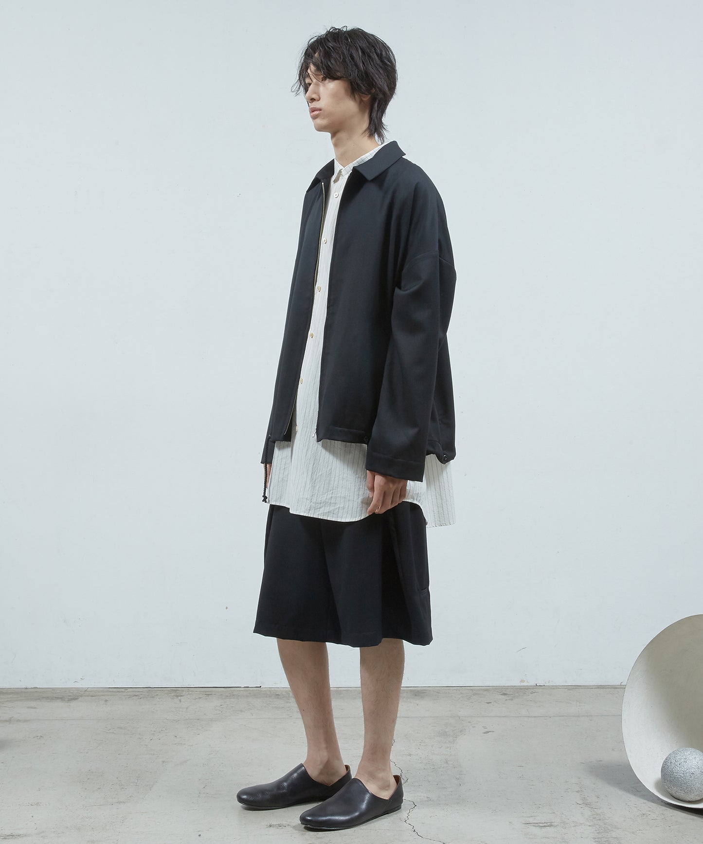 よそいきZipアップブルゾ ン