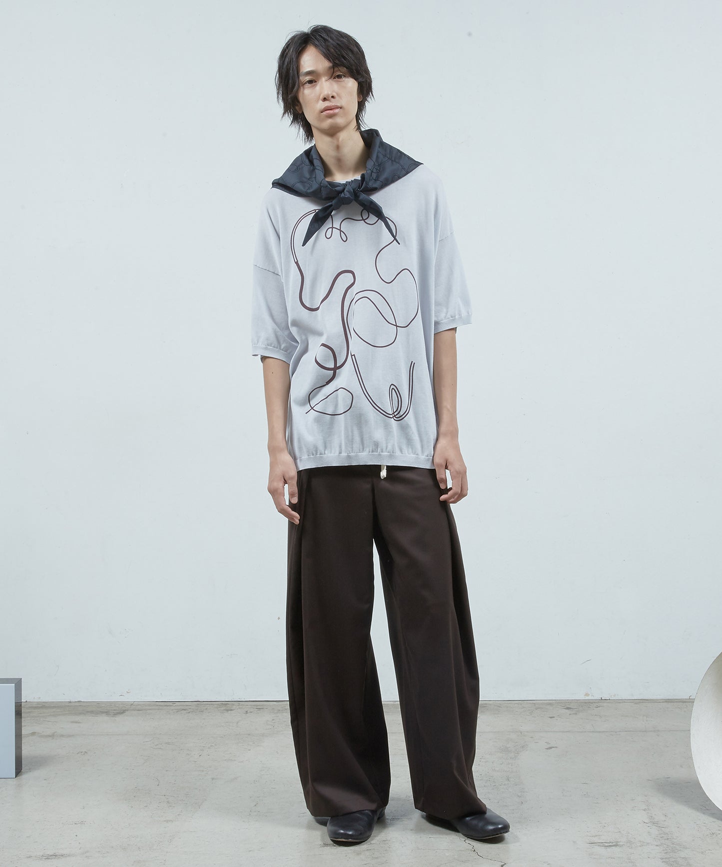 ラフステッチトライアルグルスカーフ