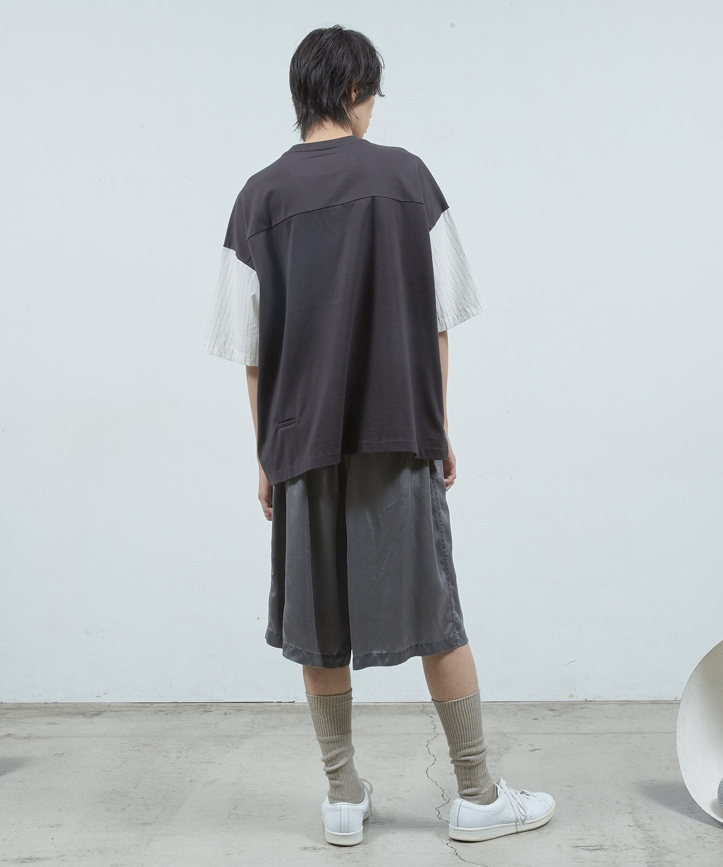 シャツ切替ワイドT