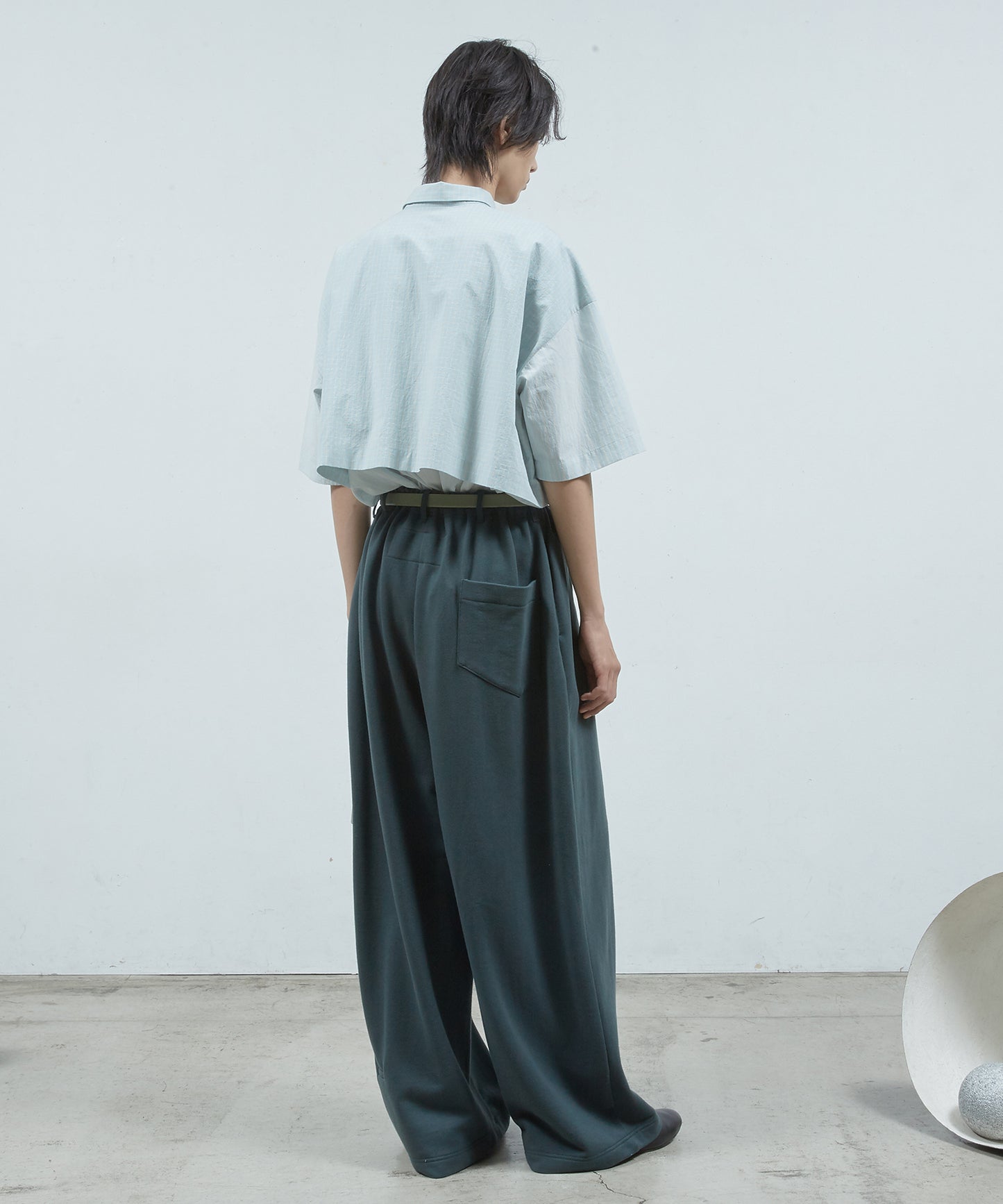 ワンタックSWパンツ