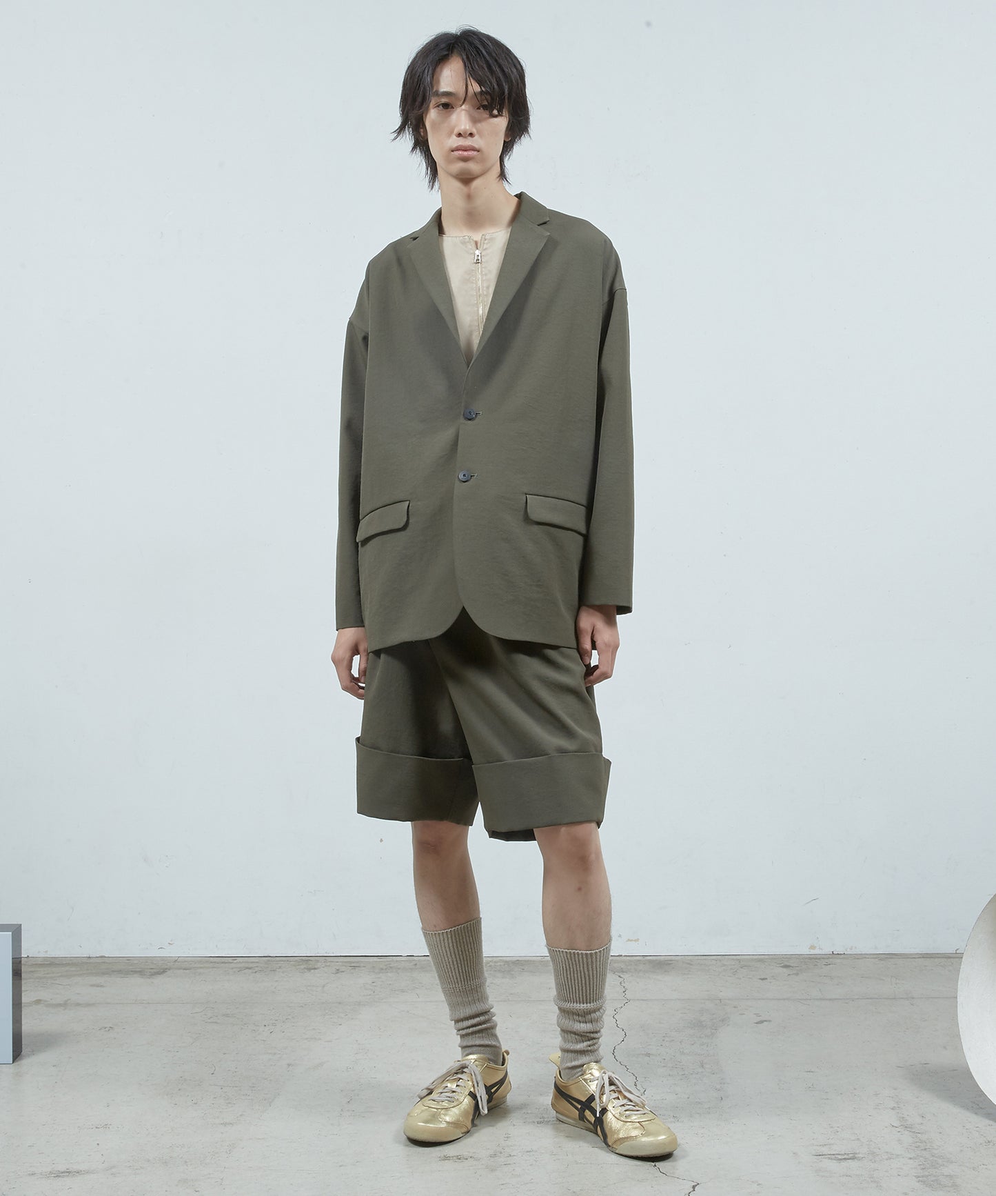 ドライポリダブルヘムショ ートPT　