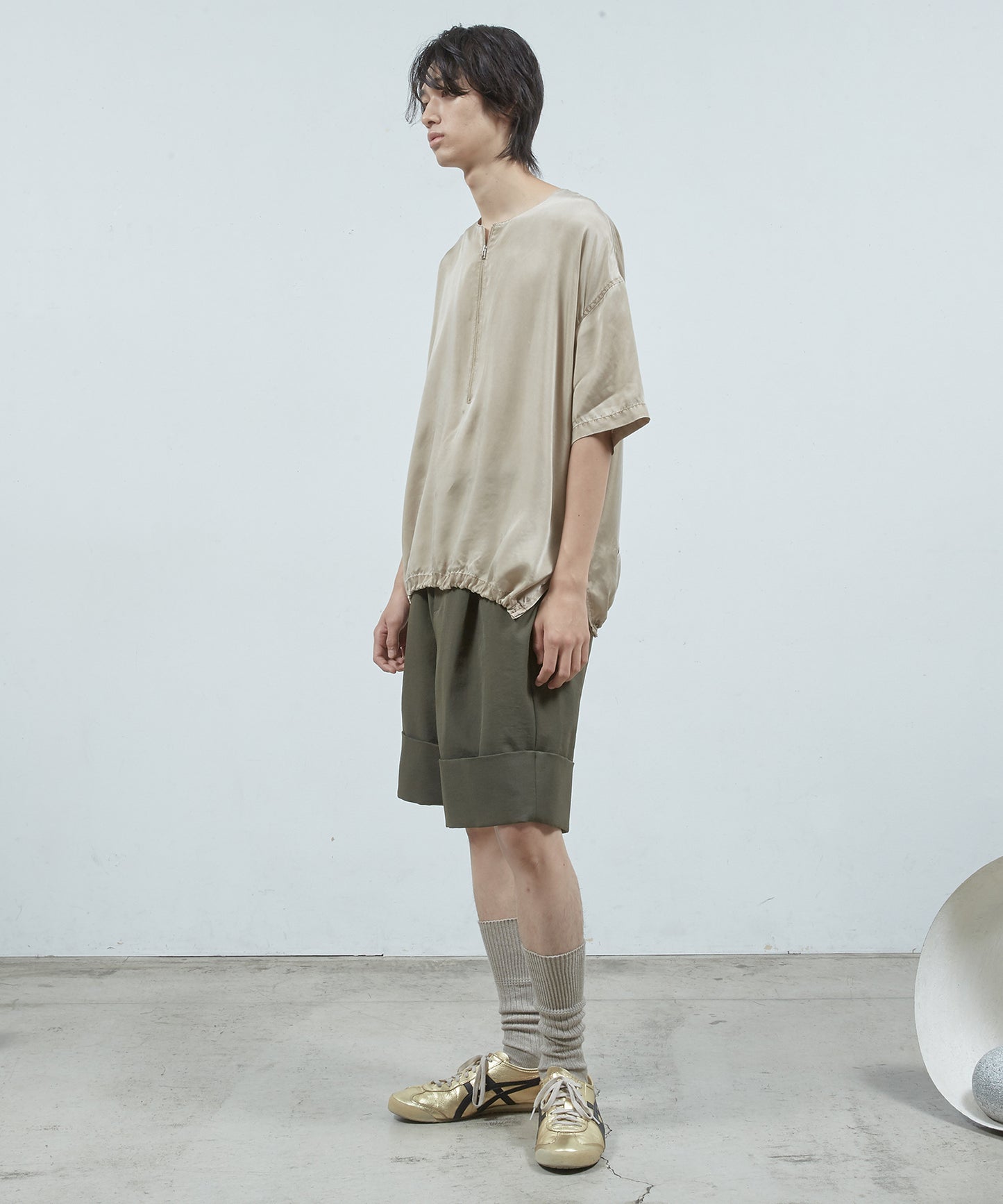 ドライポリダブルヘムショ ートPT　