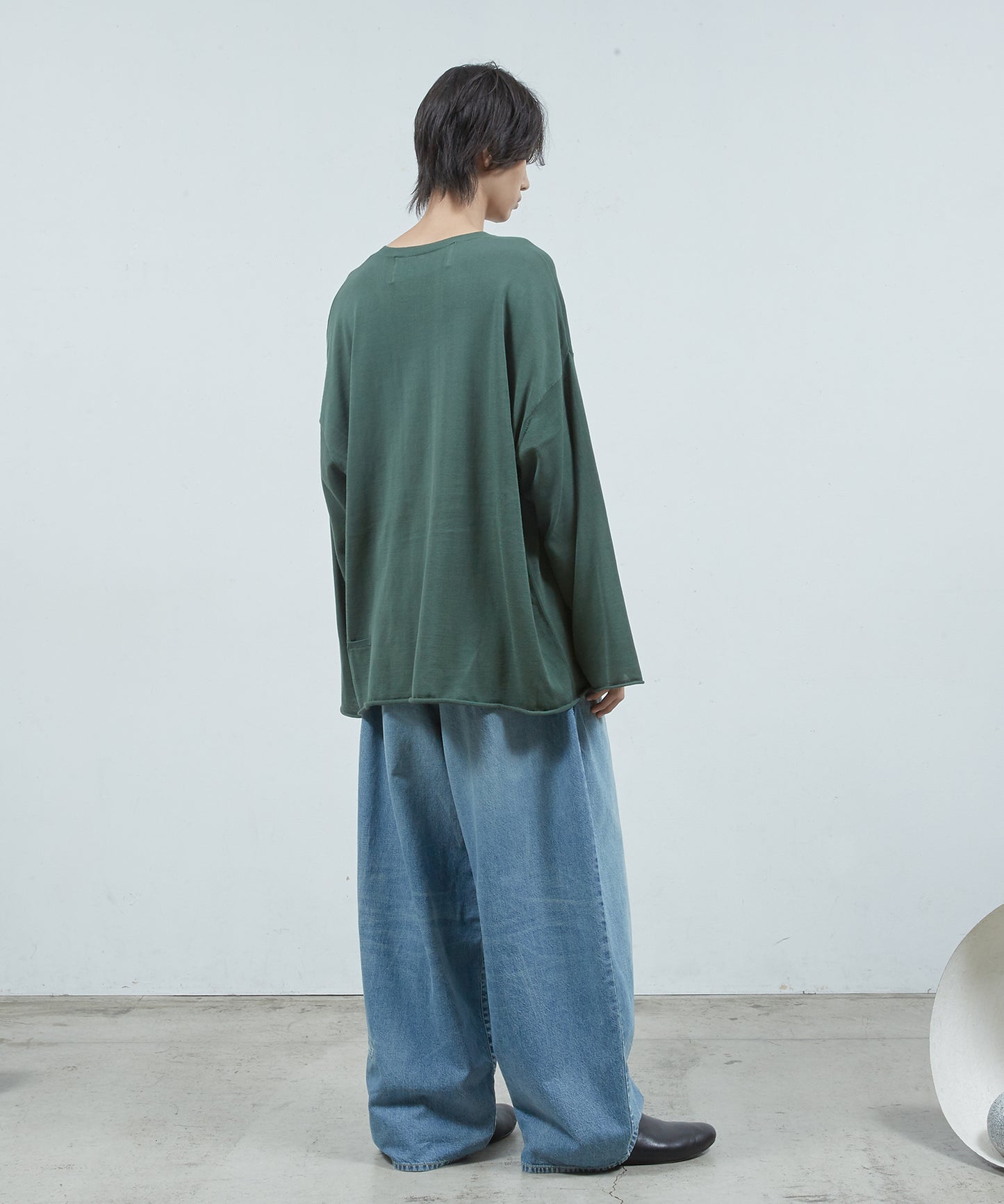 ステッチプリントロング SLニットPO