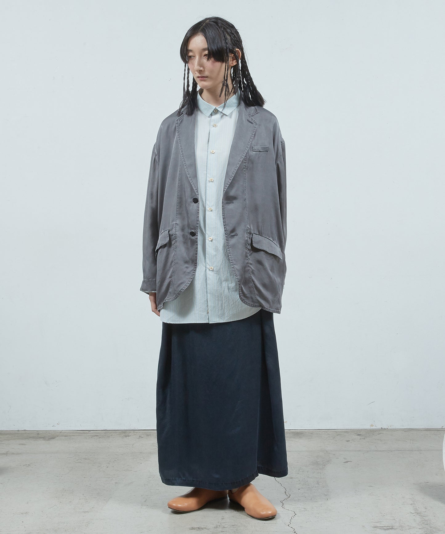 ヨークスリーブシャツ