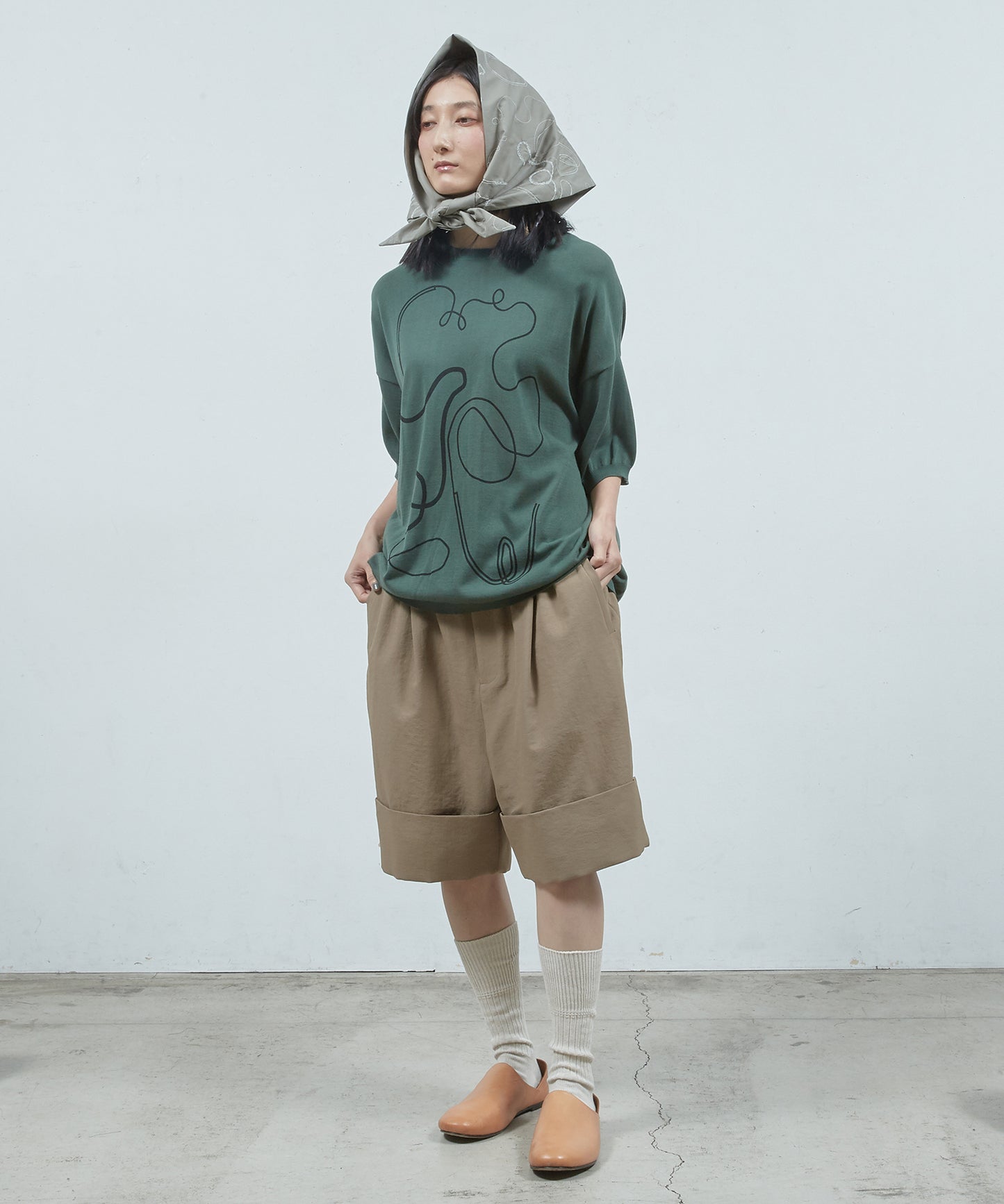 ラフステッチトライアルグルスカーフ