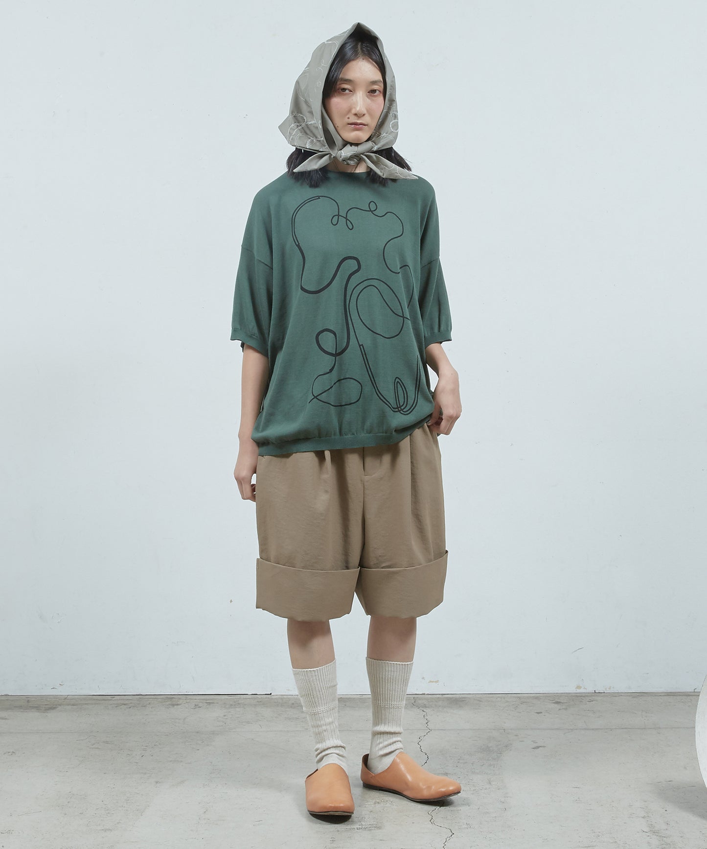 ラフステッチトライアルグルスカーフ