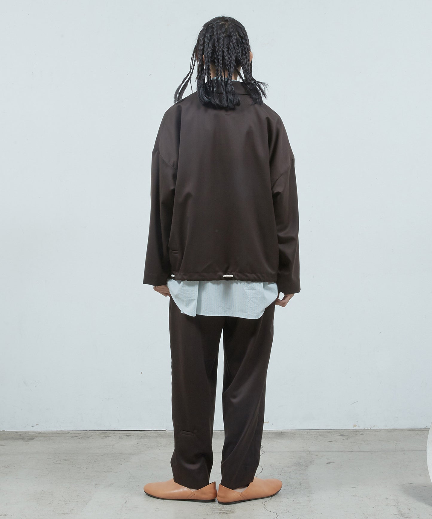 よそいきZipアップブルゾ ン