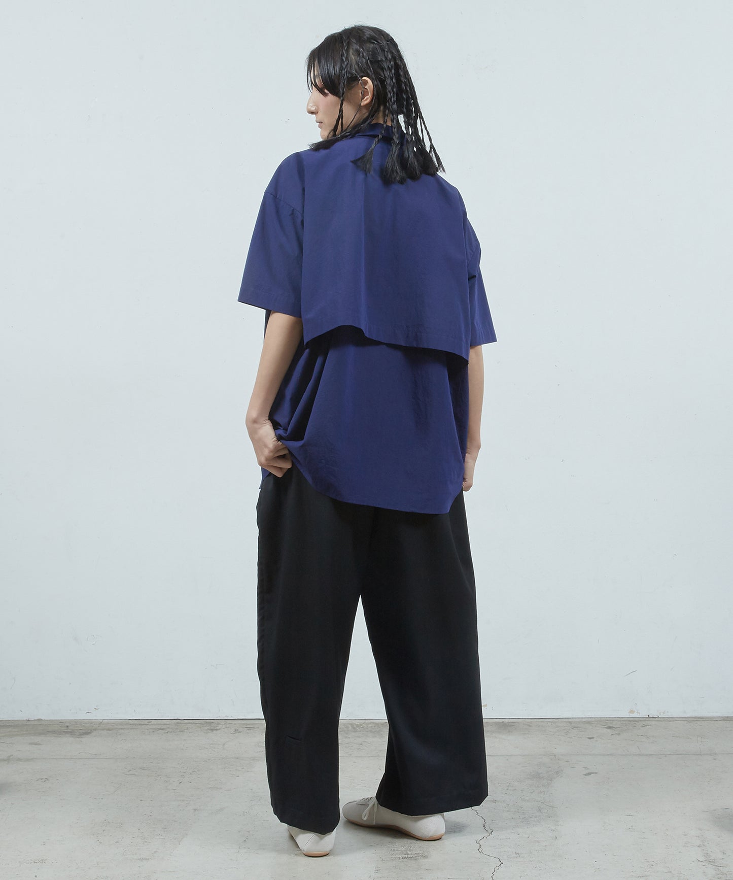 ショートスリーブトレンチ シャツ