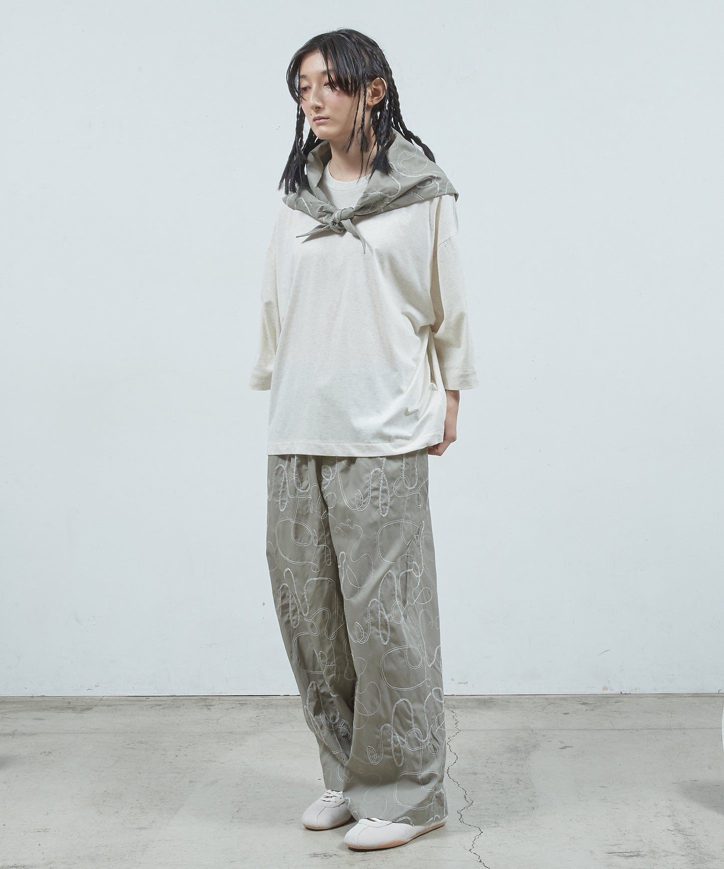 ラフステッチトライアルグルスカーフ