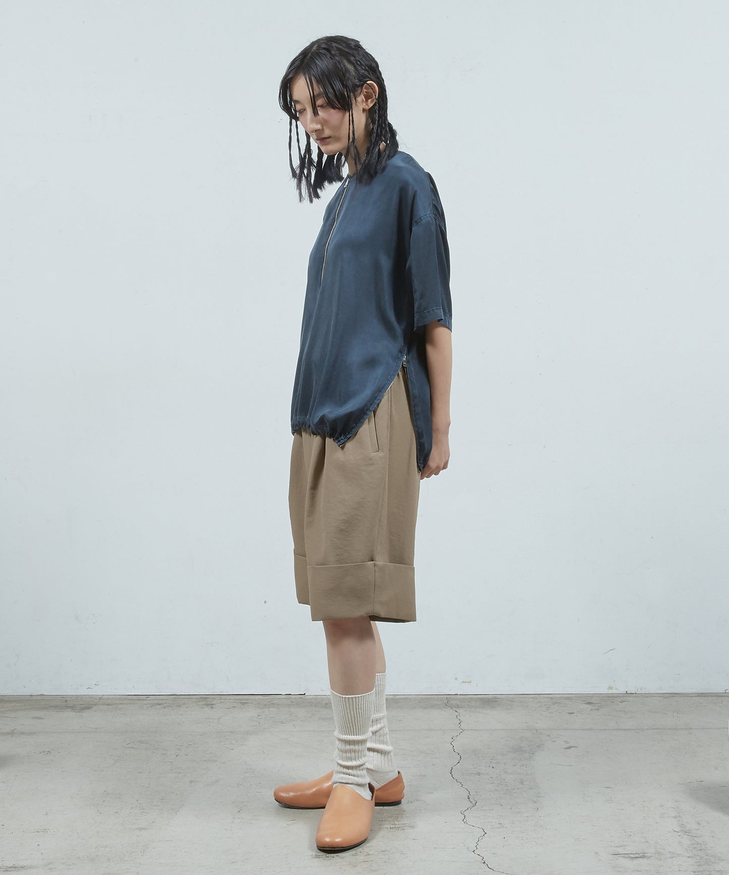 ドライポリダブルヘムショ ートPT　