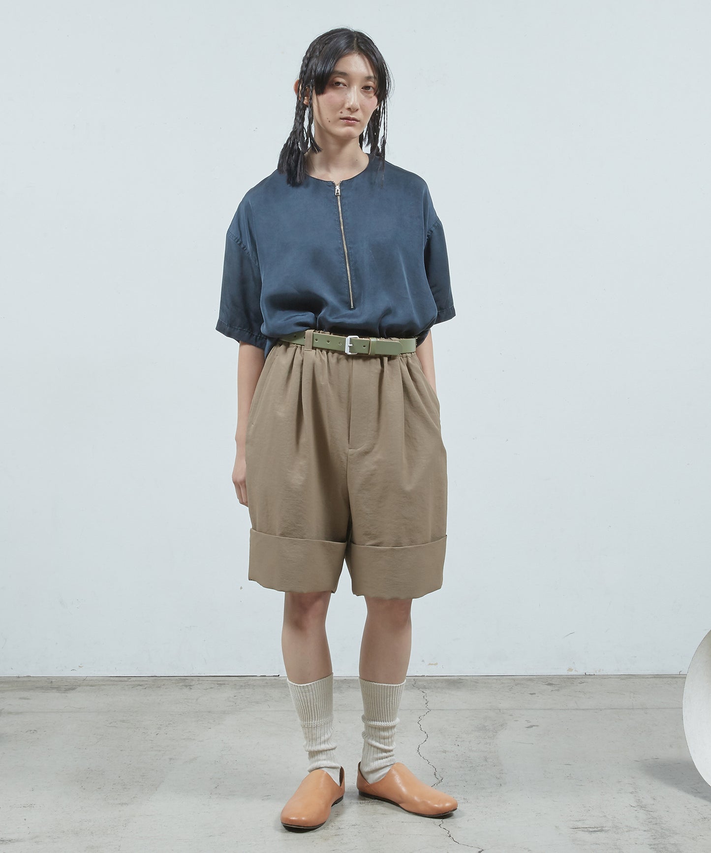 ドライポリダブルヘムショ ートPT　