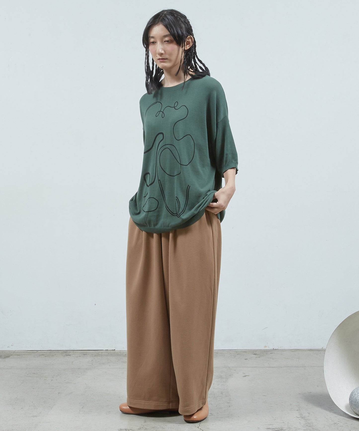 ワンタックSWパンツ