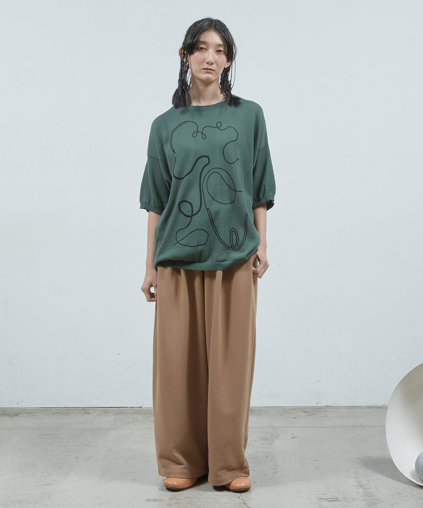 ワンタックSWパンツ