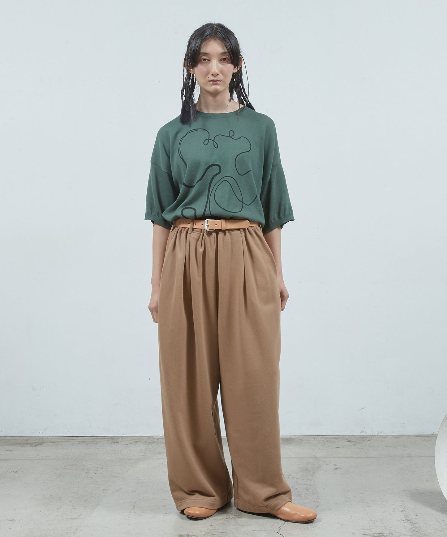 ワンタックSWパンツ