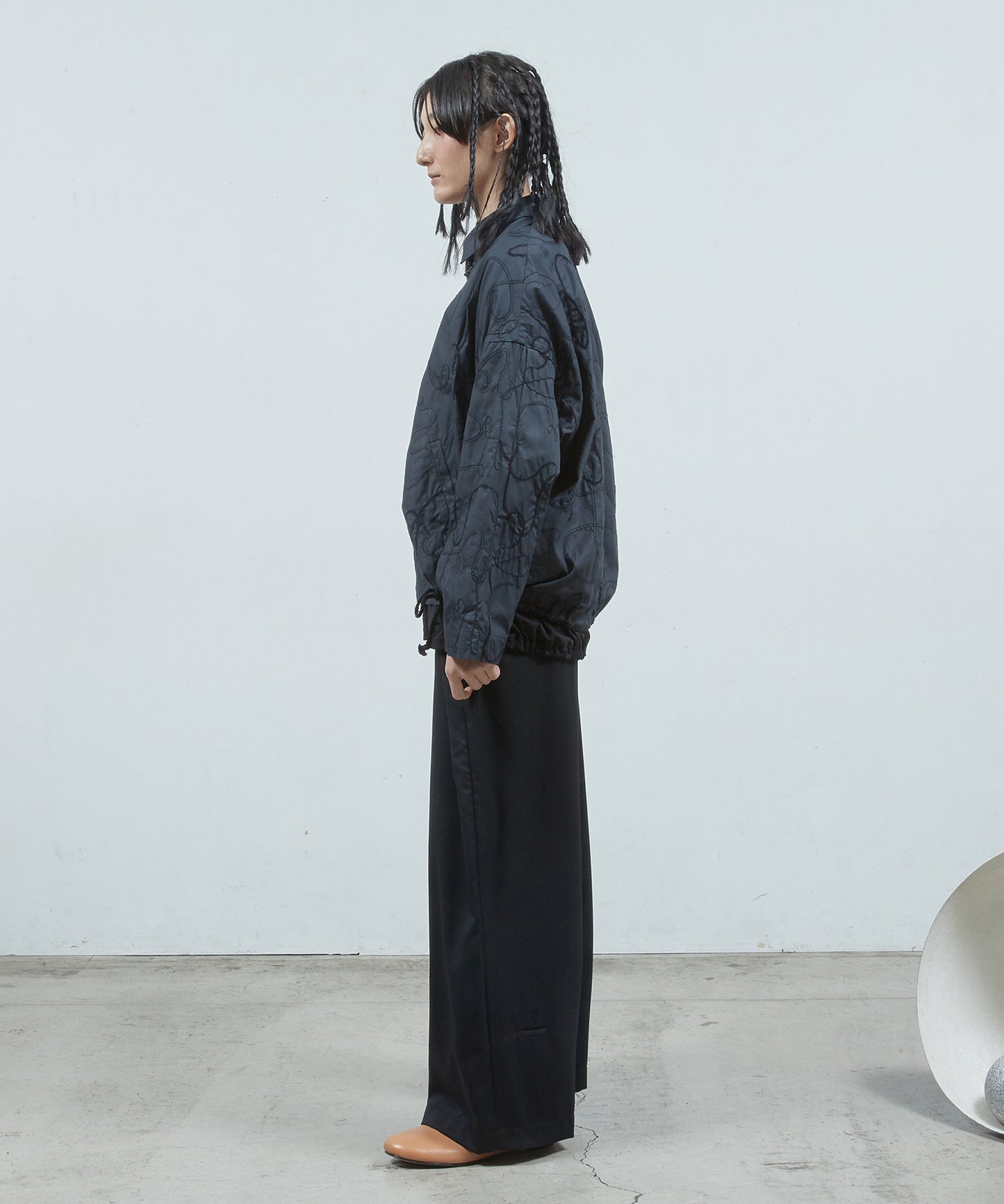 ラフステッチZipアップBL