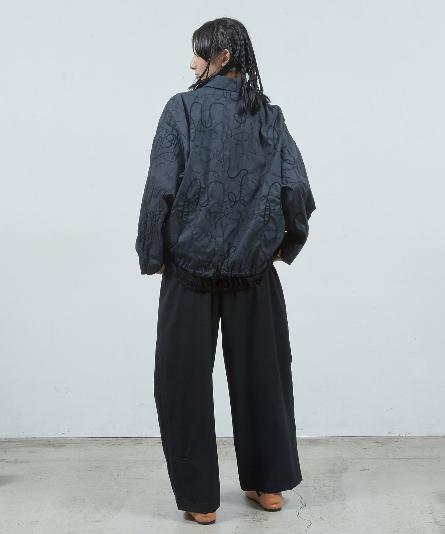 ラフステッチZipアップBL