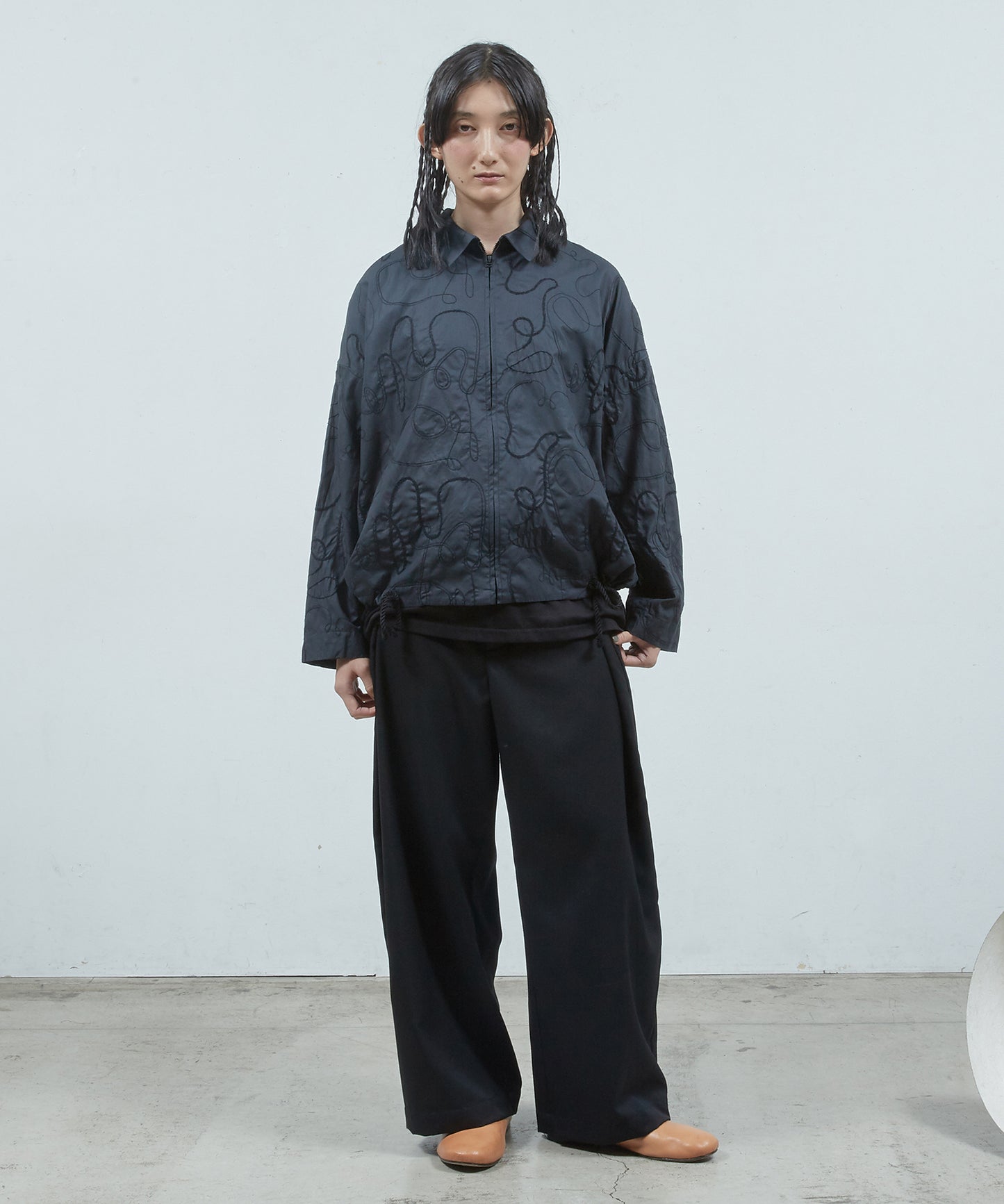 ラフステッチZipアップBL