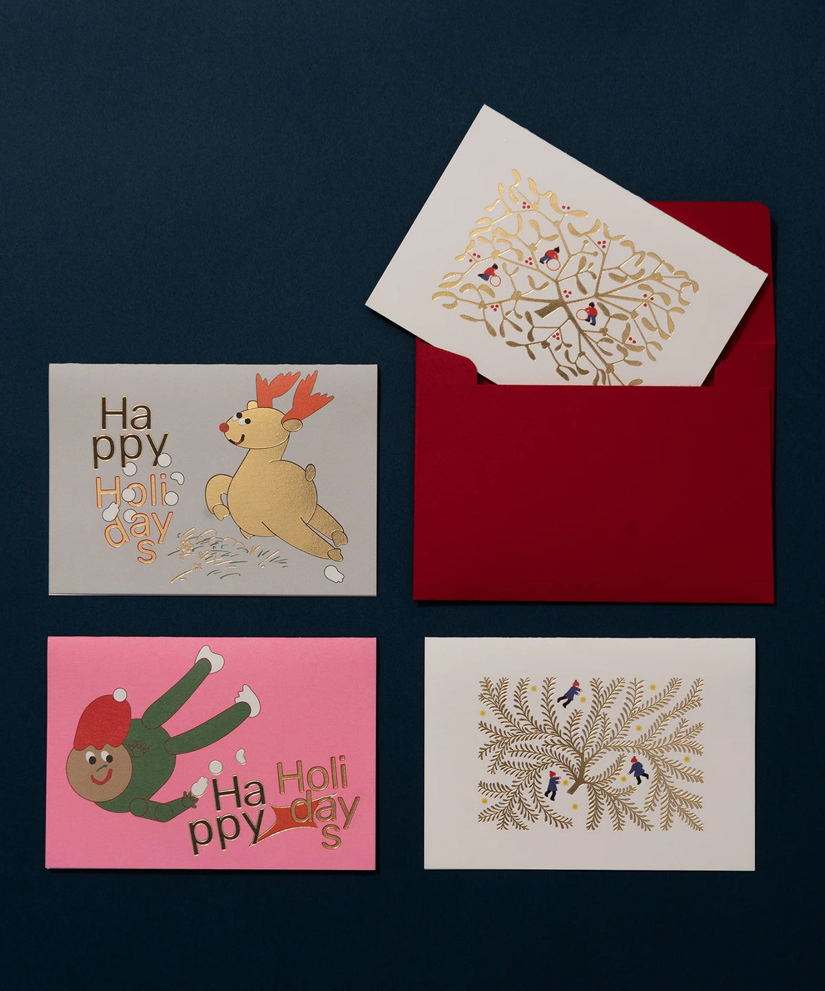 「CHRISTMAS CARD Happy Holidays 」 Design: Eriko Kawakami /Aya Iida