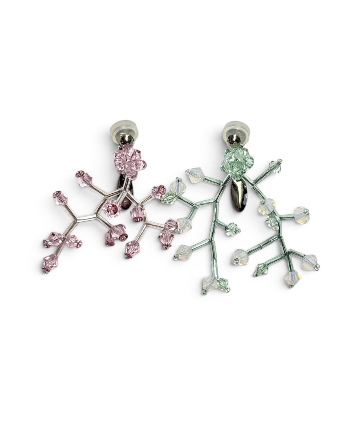 CRYSTAL BUD BRANCH EARRINGS