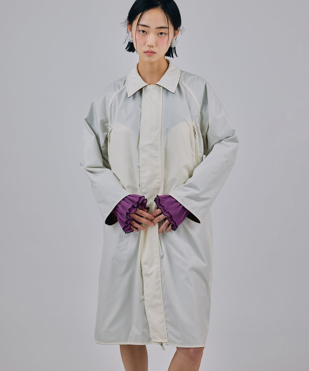 REVERSIBLE TECH COAT