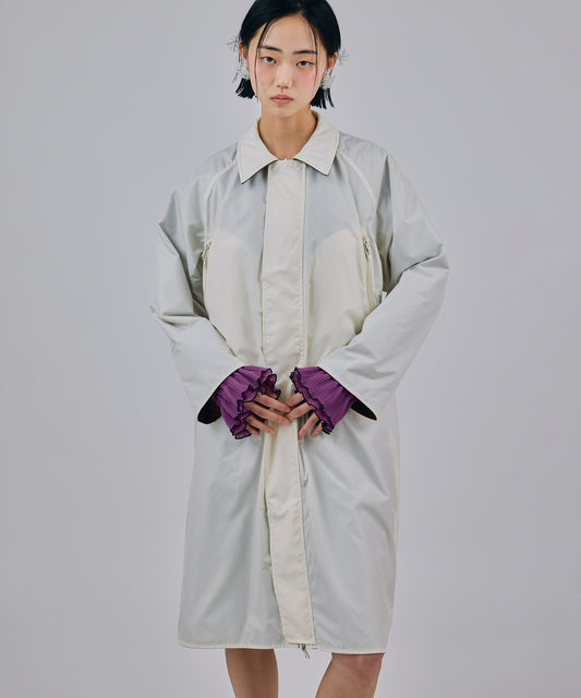 REVERSIBLE TECH COAT