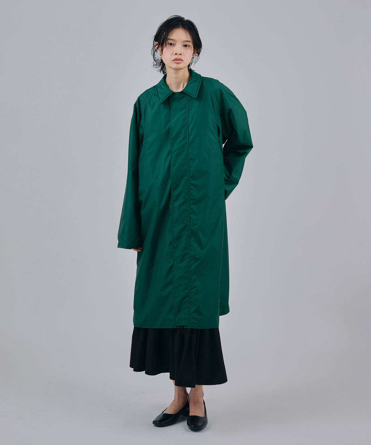 REVERSIBLE TECH COAT