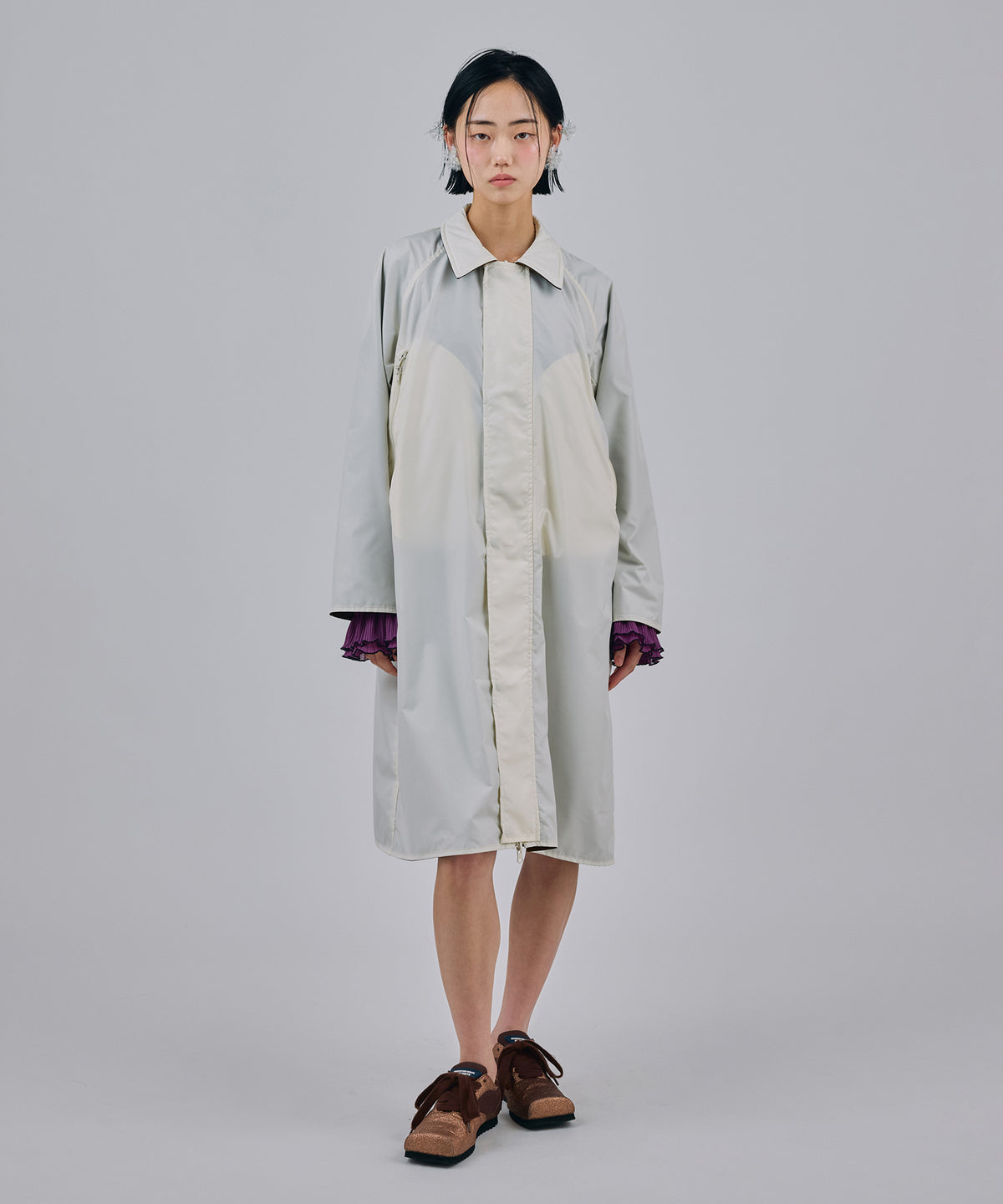 REVERSIBLE TECH COAT