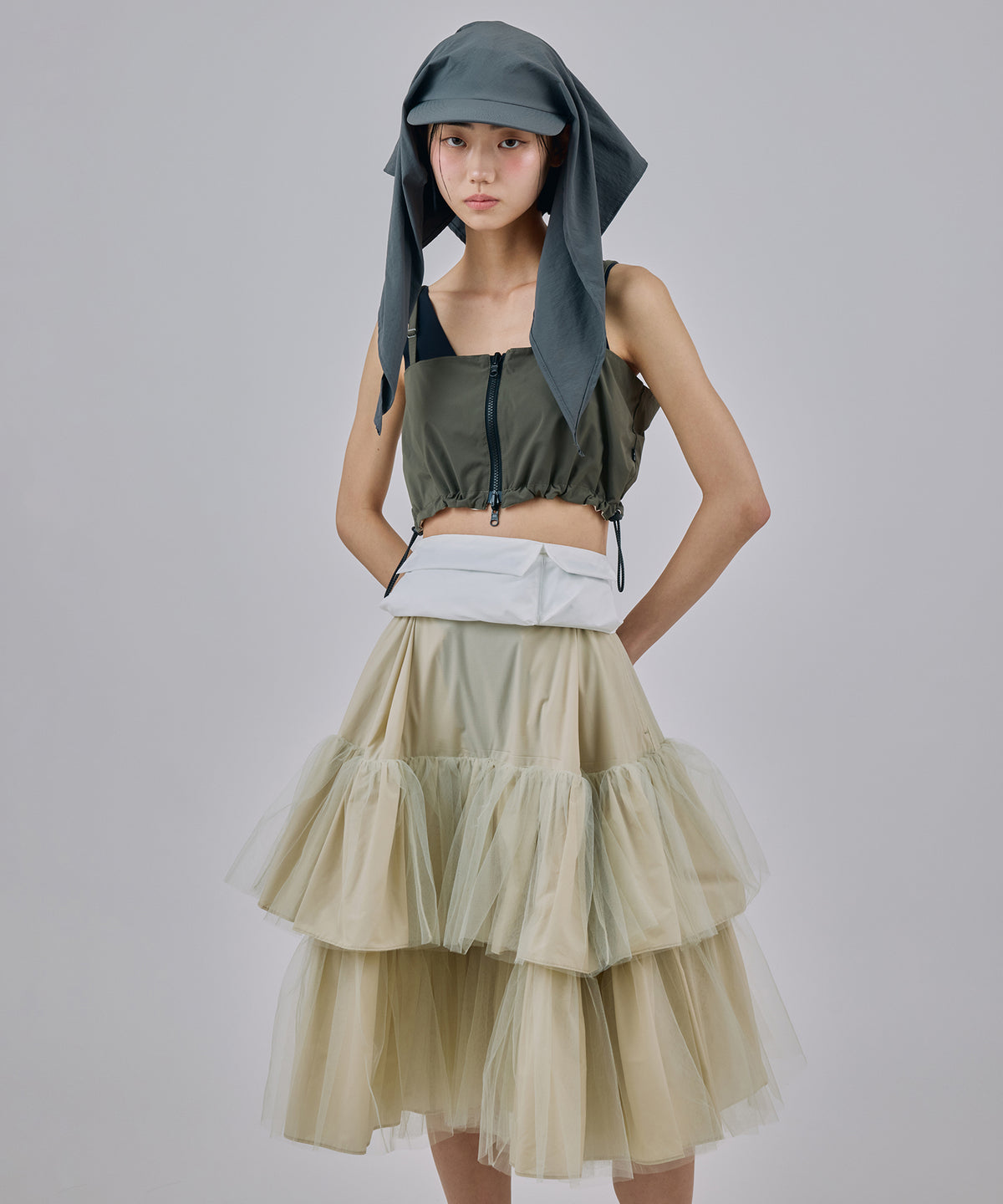 3WAY TULE TIERED SKIRT