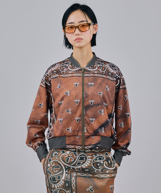 PRINT TRACK JACKET