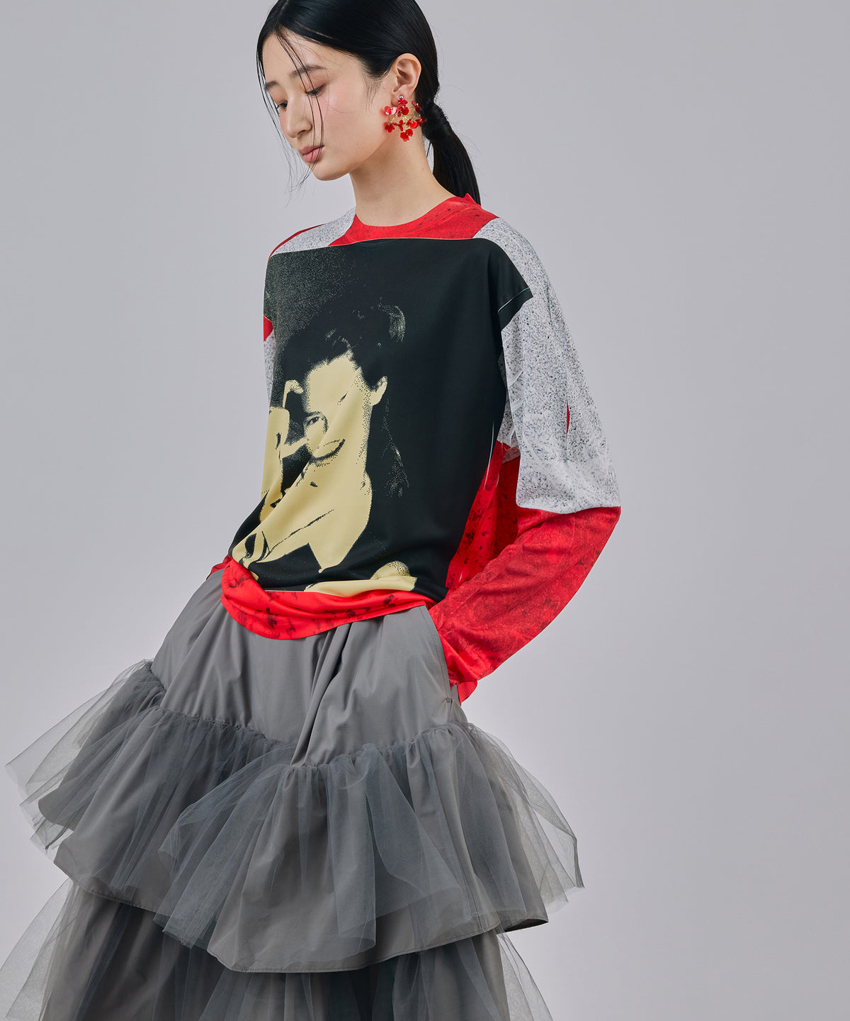 DIRECT PRINT L/S T-SHIRT