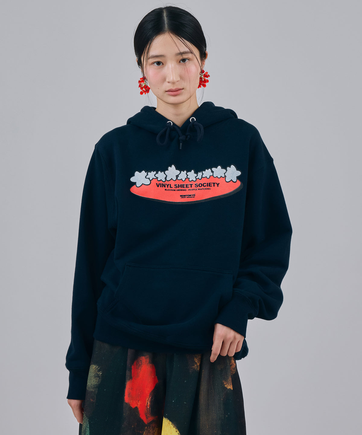 PRINT PULLOVER PARKER(STAR)