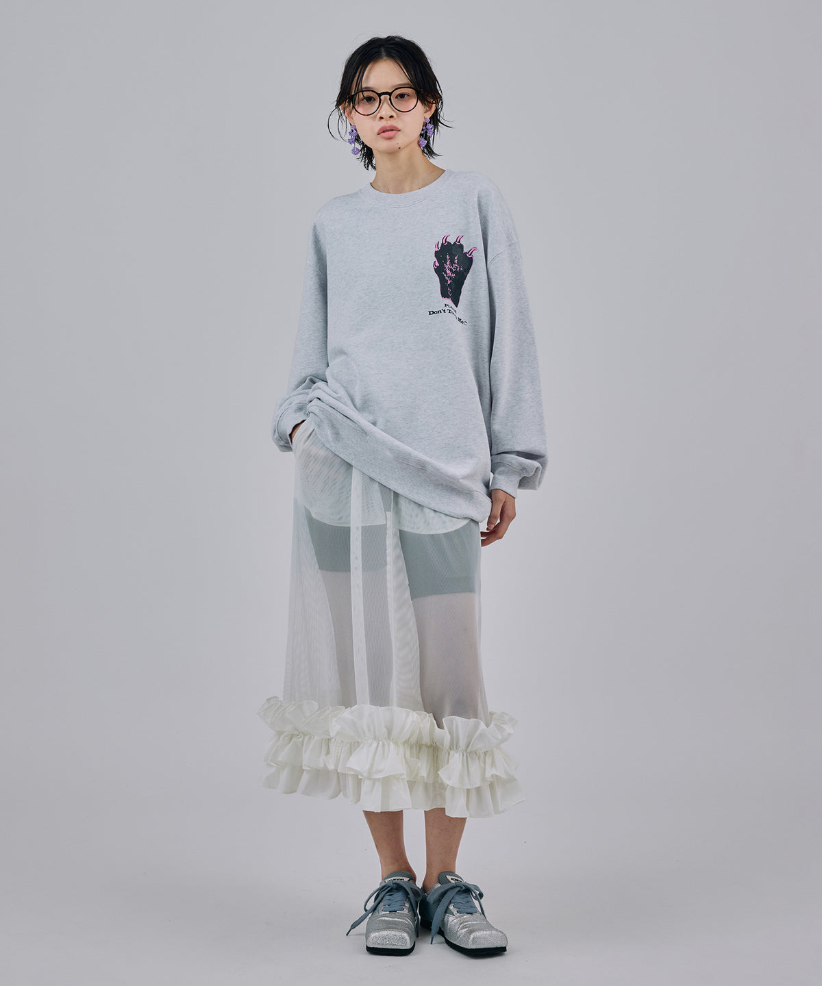 PRINT PULLOVER SWEAT(HAND)