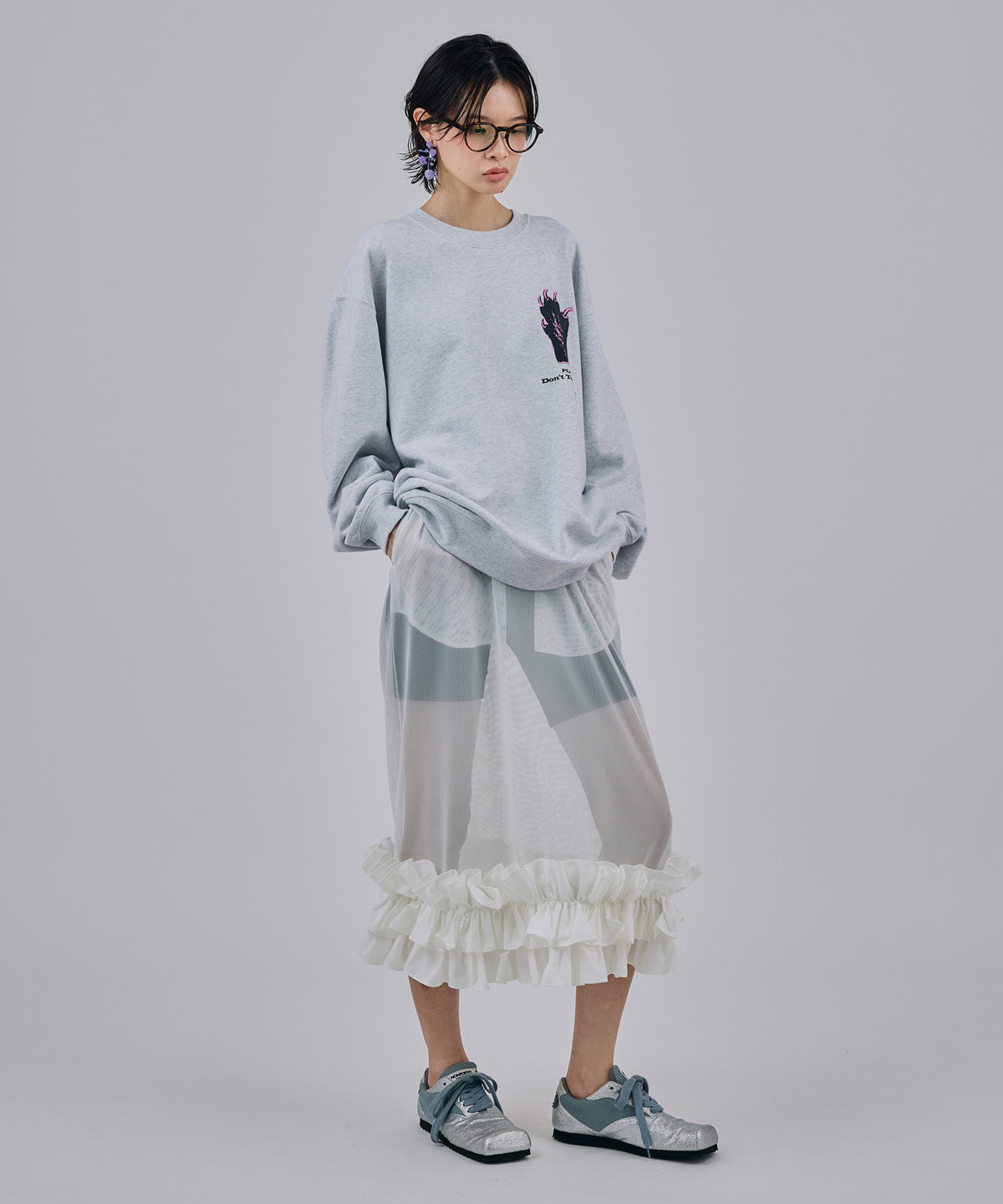 PRINT PULLOVER SWEAT(HAND)