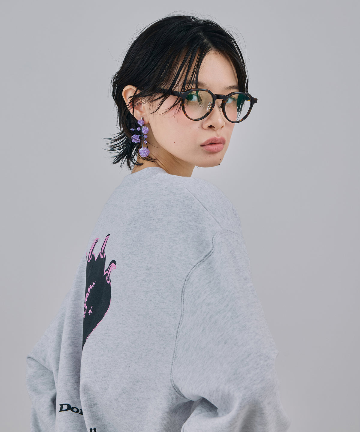 PRINT PULLOVER SWEAT(HAND)