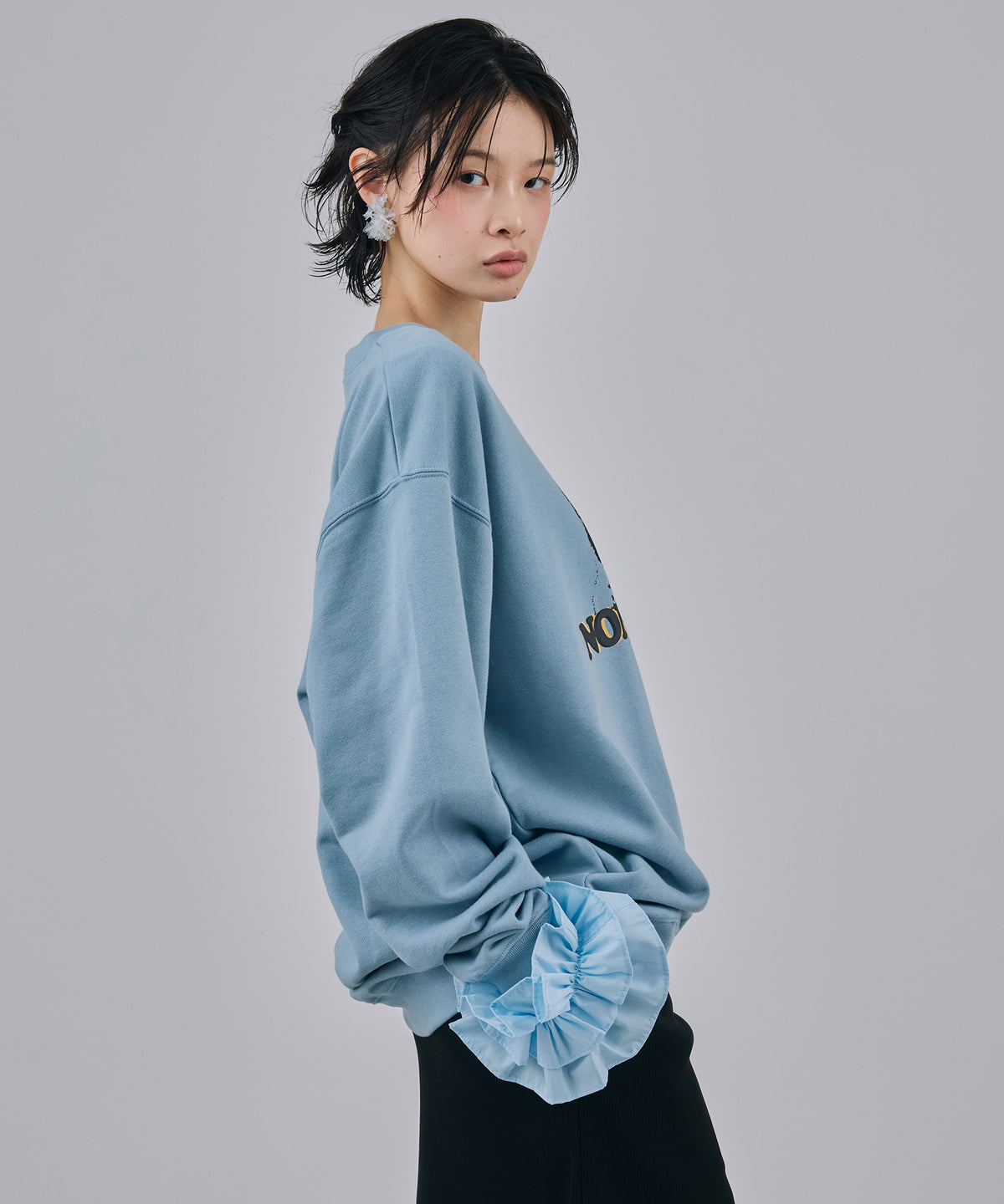 PRINT PULLOVER SWEAT(CAT)