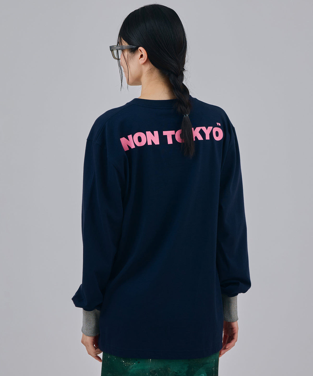 PRINT L/S T-SHIRT(FACE)