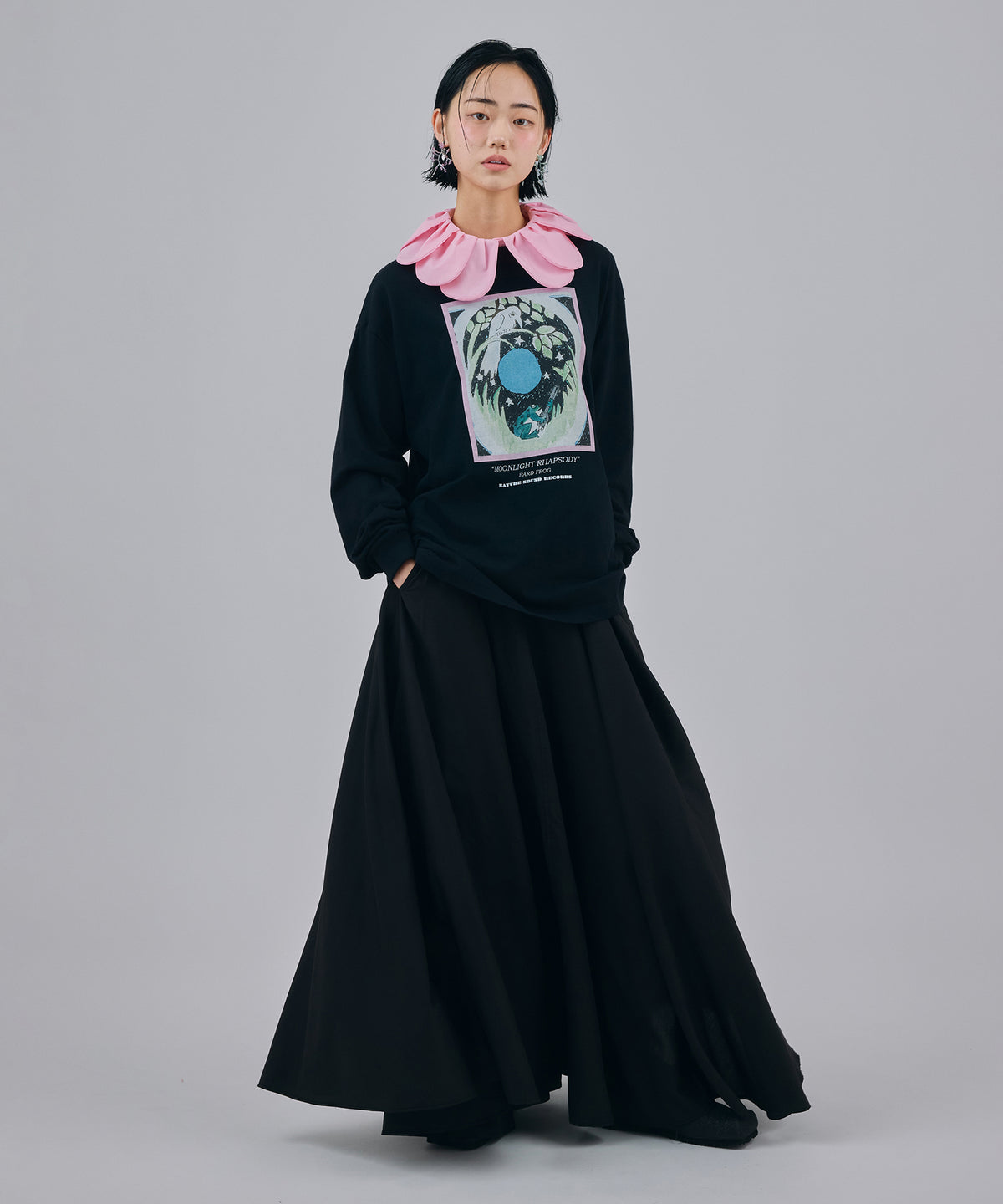 PRINT L/S T-SHIRT(FROG)